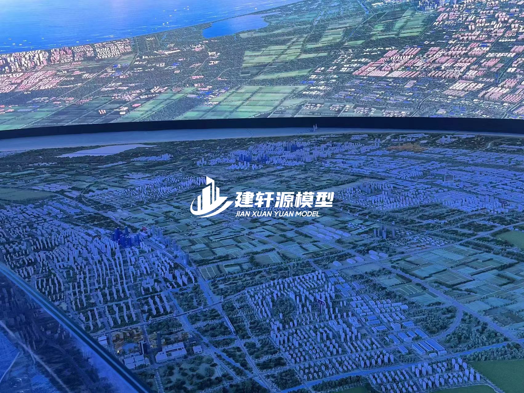 彭泽城市规划模型制作