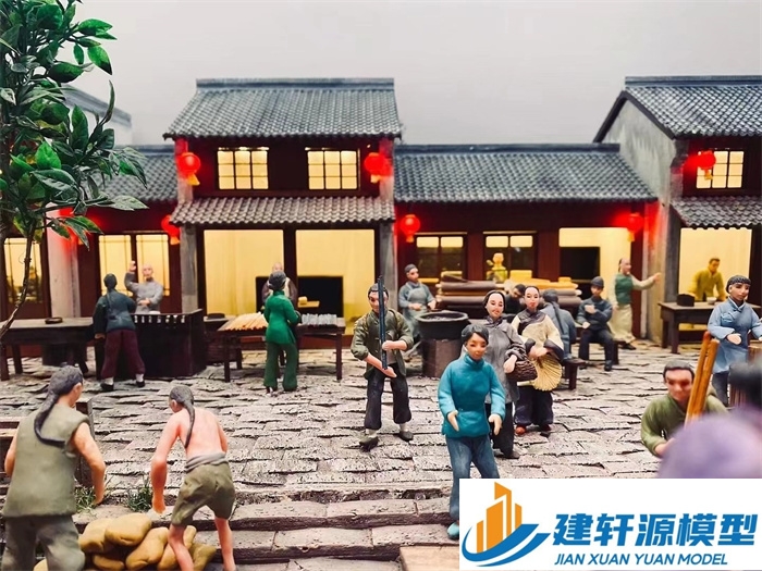 彭泽香市微缩模型