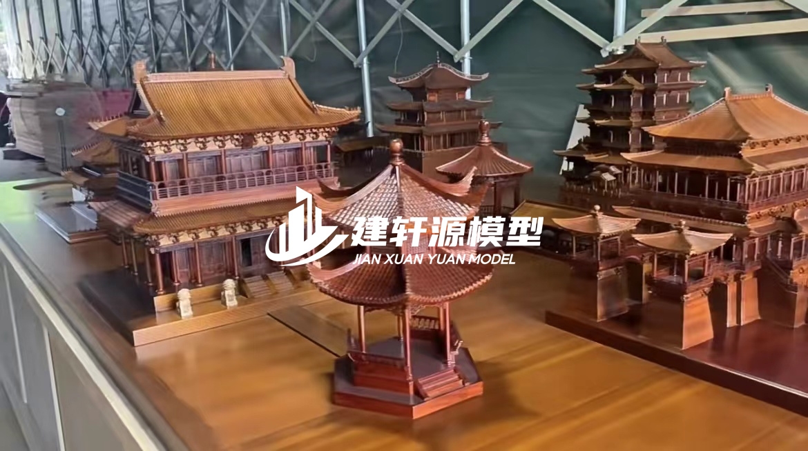 彭泽古建模型制作